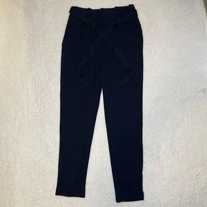 Streetwear Society Size S Navy Blue Loose Fitted Dress Pants